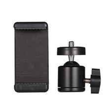 Adjustable Phone Holder Smartphone Clip  Flexible Ballhead Adapter Mount With
