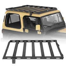 Fit Jeep Wrangler Yj Hardtop Steel Roof Rack Waluminum Cross Bars 1987-1995