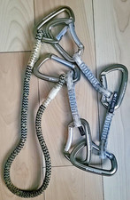 Lot Black Diamond Carabiners 25 8 8KN 0333 with Quickdraw Slings  Rope - READ