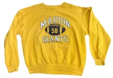 Vintage Pioneer Sports Marion Giants Football Crewneck Sweatshirt Size XXL