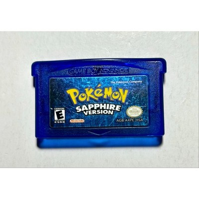 Pokemon Sapphire (Game Boy Advance GBA) Works Authentic Nice Shape!