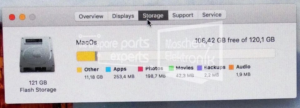 Apple MacBook Air A1369 13" I5 1,7GHz 4GB RAM 128GB SSD OS X El Capitan - Bild 4 von 4