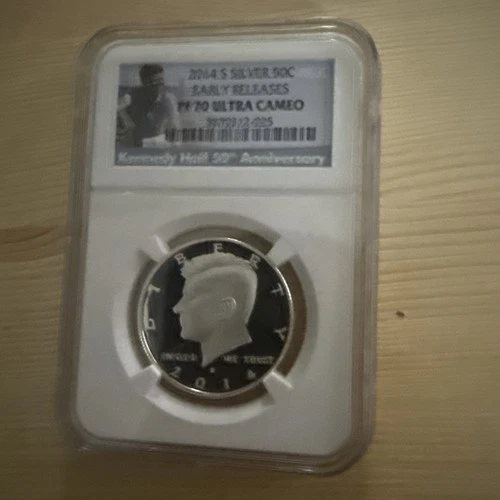 2014 S Silver Kennedy PF 70 ER Ultra Cameo
