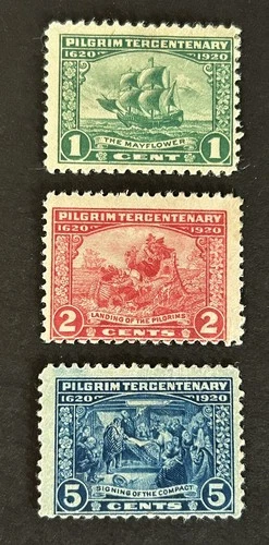 Mint Vintage US Stamps, #548-550 … M/OG/NH-LH