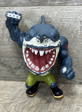 Vtg 1995 Street Sharks Ravenous Ripster-Action Figure StreetWise - Arm Works!