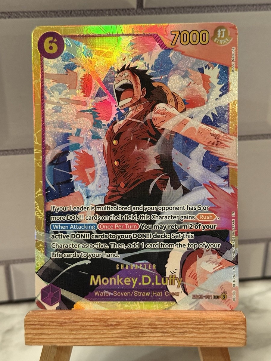 One Piece TCG The Best Vol. 2 PRB-02 Monkey.D.Luffy Reprint EB02