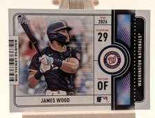 2026 Topps Series 1 Big Ticket Players BTP-15 James Wood, Washington Nationals