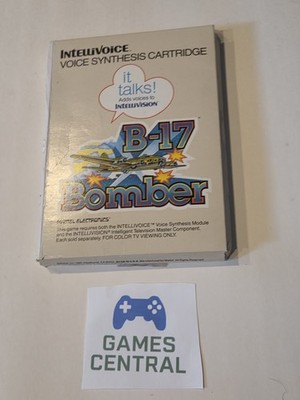 B-17 Bomber (Mattel Intellivision, 1982) CIB COMPLETE 