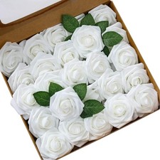 Künstliche Rosen Blumen Foamrosen Hochzeit Dekoration Brautstrauß Kunstblumen