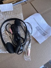 HS-GEN-C Stereo Communication Wired Headset w/ Microphone Nuance Dragon Cord