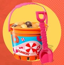 Dunkin NEW Summer Beach Bucket 2025 **FREE GIFT W/PURCHASE**