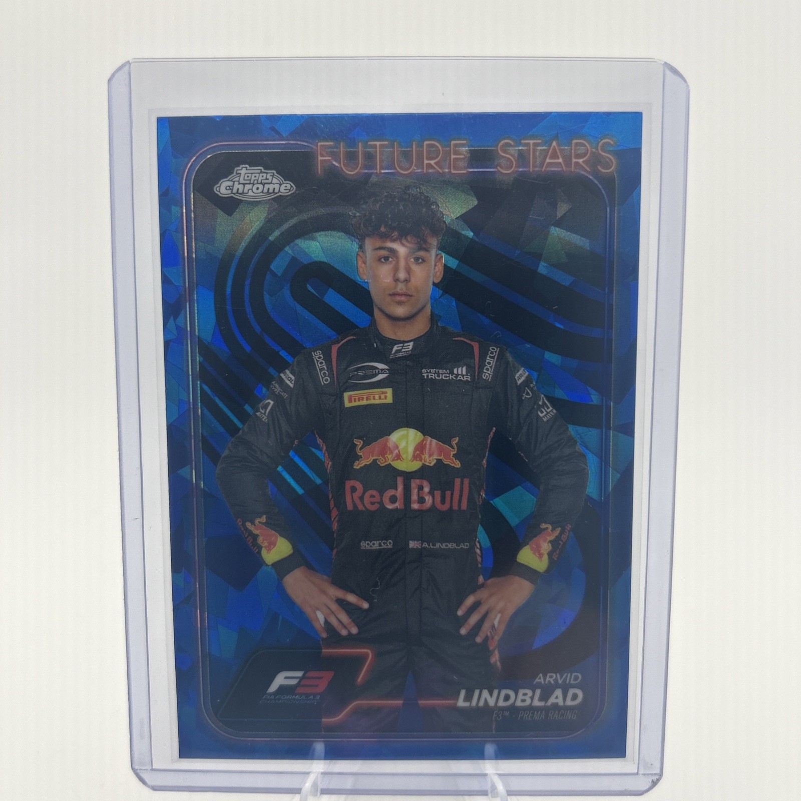 2024 Topps Chrome Sapphire Edition Formula 1 -F3 Drivers Arvid Lindblad #45 (RC)