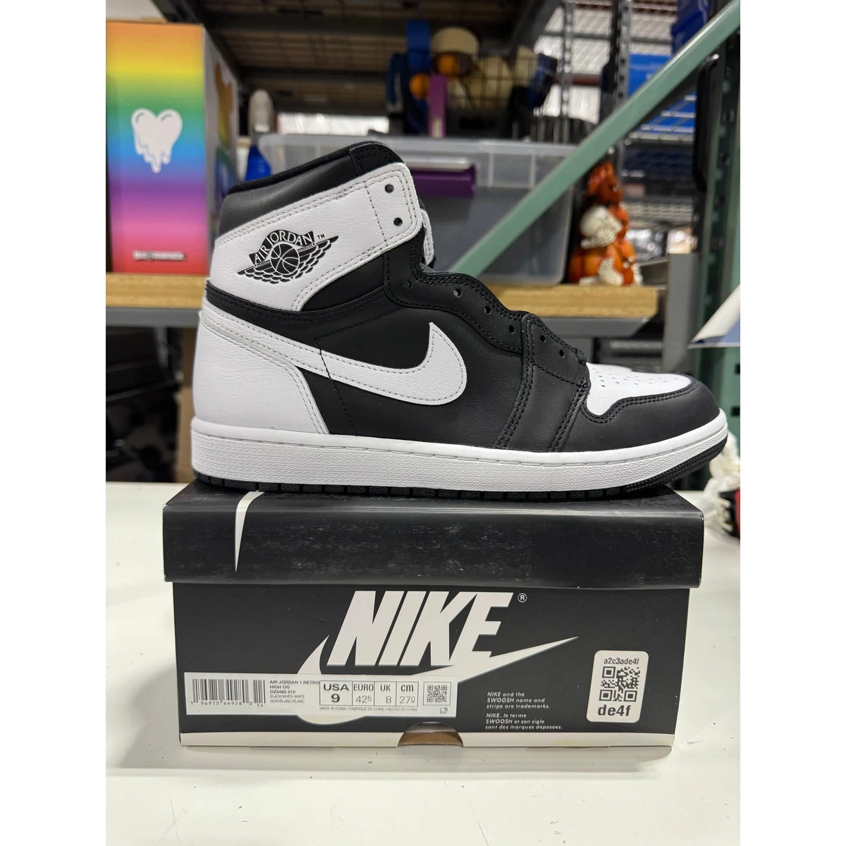 Preços baixos em Jordan 1 Retro Black White | eBay