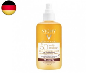 VICHY Bräunungsintensivierendes Sonnenspray LSF 50, Sonnenpflege mit hohem 