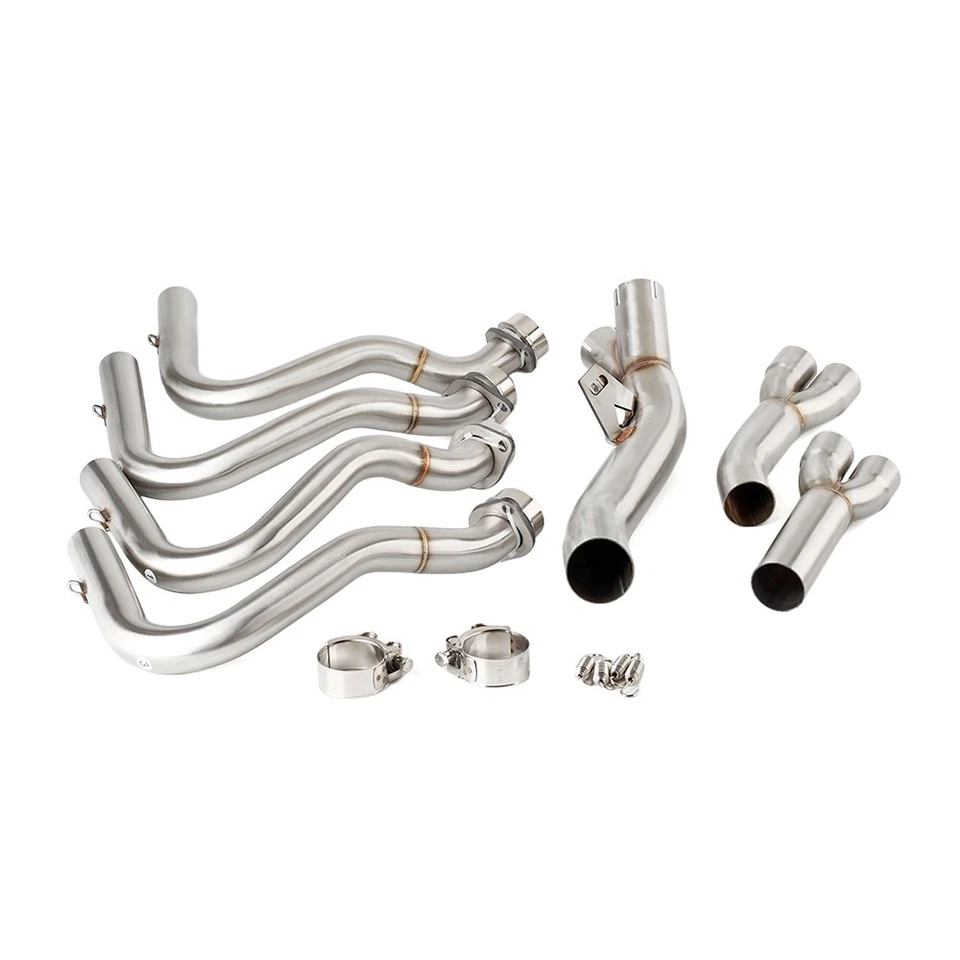 For Yamaha Fazer 8 800 FZ8 S / N 2010-2016 FZ-8 Exhaust Header Link Pipe Slip-on Foto 3 de 4