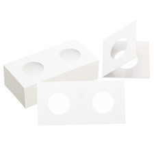 2 x 2 coin lance, 200pcs 25mm cardboard coin holder paper coin holders