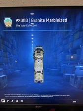 Counter Strike-2 Rare P2000 Granite Marbelized Pattern ID 125, Hamster Pattern.
