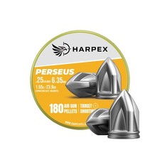 HARPEX Perseus 180 Count BROADHEAD Pointed 6.35mm .25 Caliber Airgun Pellets