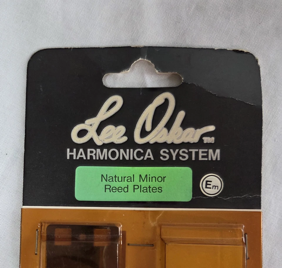 Genuine New Lee Oskar 1910 Harmonica Harp Reed Plates Natural Minor Em - Image 2 of 3