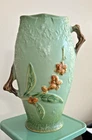 Roseville Bittersweet Green 1951 Vintage Art Pottery Ceramic Vase 883-8