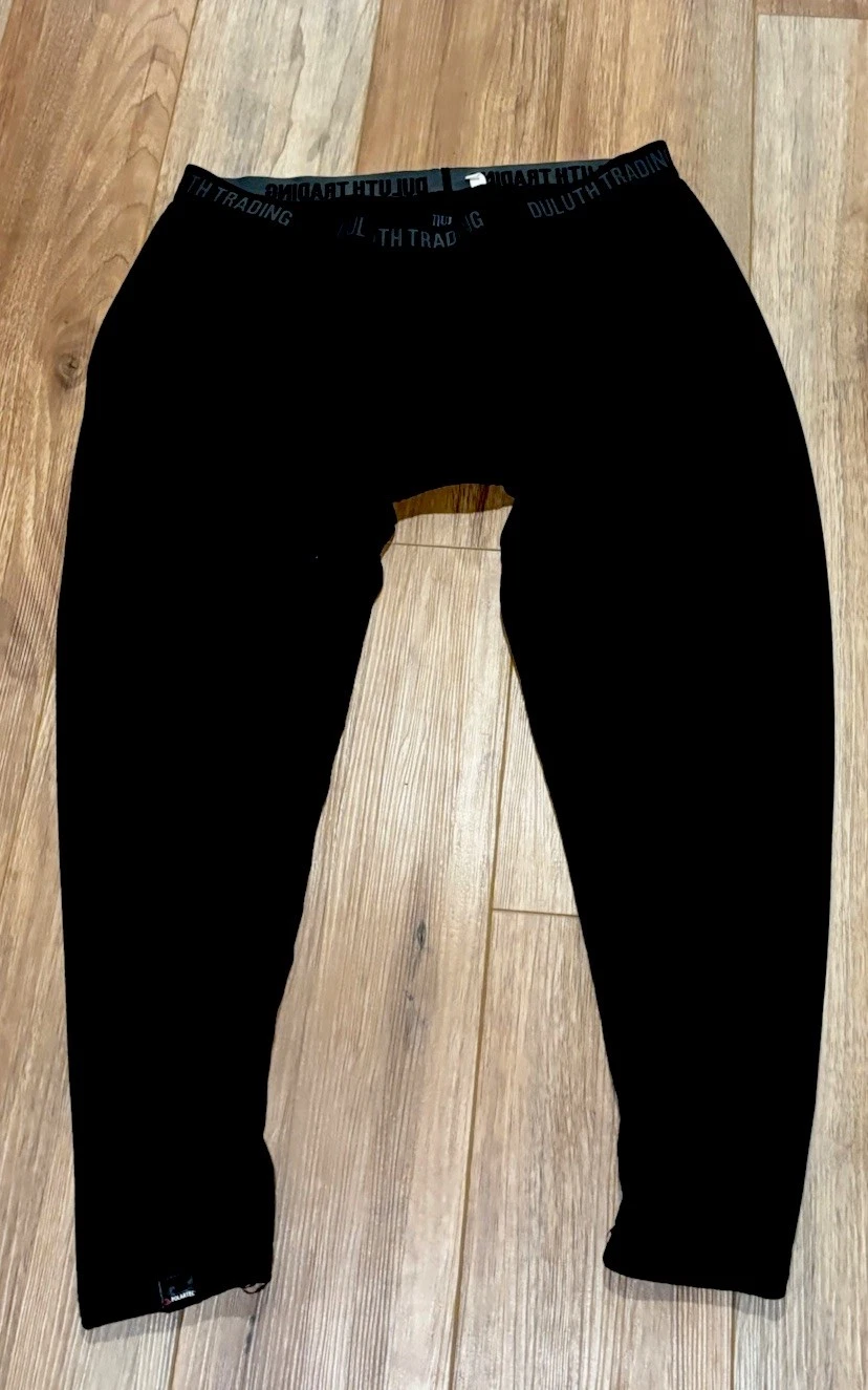 Duluth Trading Base Layer Pants Long John’s Thermal Fleece Grid Mens 2XL X 32