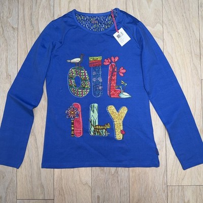 Oilily Girls Multicolor Cotton Elastin Blend Top size EU 104, (US 4Y)