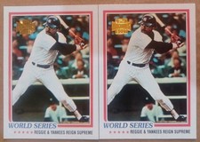 2001 TOPPS ARCHIVES #225 NEW YORK YANKEES REGGIE JACKSON HOF 1978 [2] MINT 03864