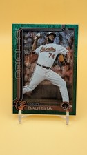 2025 Topps Series 2 Felix Bautista Green Holo Foil /99 Last on Print #423