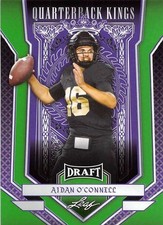2023 Leaf Draft GREEN Football Trading Cards Pick From List Base - Auto H