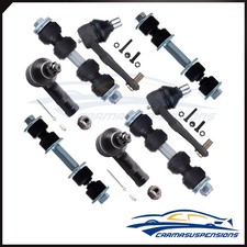 Se adapta a Mercury Tracer 1997-1998 8x rótulas barra estabilizadora kits de extremo de varilla de amarre