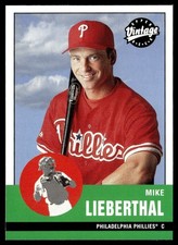 2001 Upper Deck Vintage Mike Lieberthal Philadelphia Phillies #299