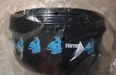 NEW 6.5 quart 12'' UNIQUE_Fortnite Plastic Party Bowl (6 Pcs)  Black /  Blue