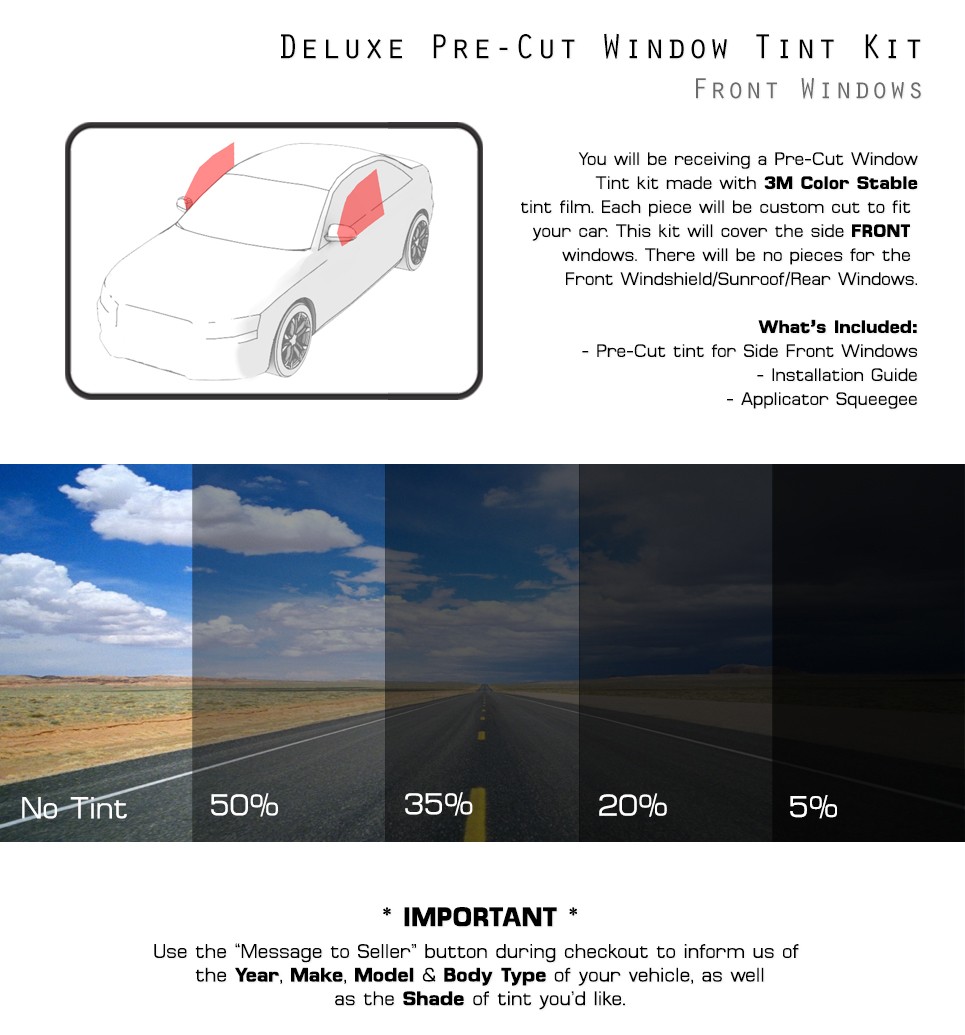 Aston Martin Vantage 2019-2020 FRONT Window tint