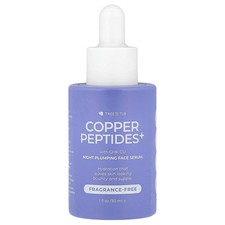 Copper Peptides , Night Plumping Face Serum, Fragrance Free, 1 fl oz 30 ml 