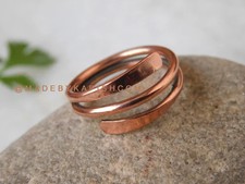 Pure Copper wrap Ring - Copper Ring, Copper Arthritis Ring - Bridesmaids Gift -