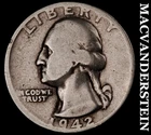 1942-D Silver Washington Quarter - Scarce  Better Date  No Reserve  #K3247
