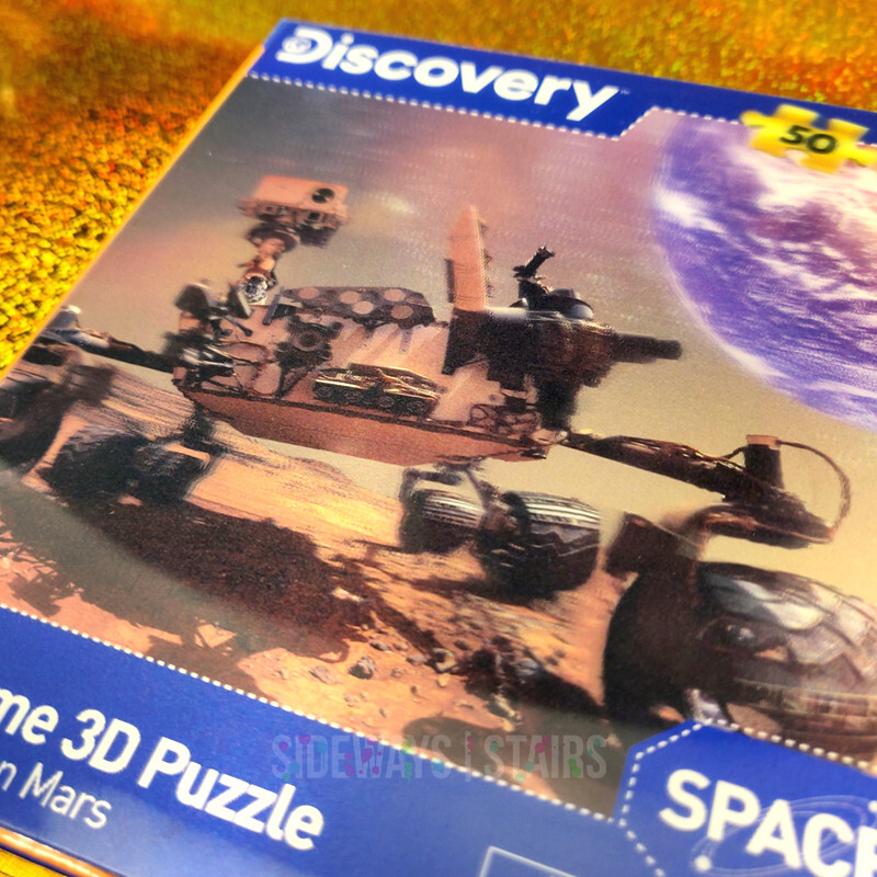 MARS ROVER LENTICULAR 3D PUZZLE 50pc NASA Curiosity selfie