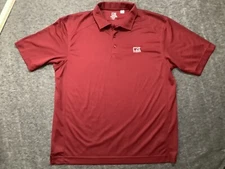 Cutter & Buck Polo Shirt Size XXL Red Mens Short Sleeve Golf Dry Tec