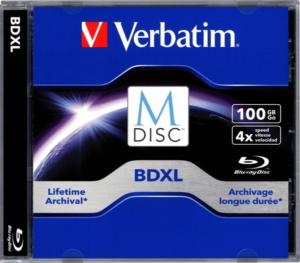 3 Verbatim Rohlinge M-Disc Blu-Ray BD-R XL 100GB 4X Jewelcase-image