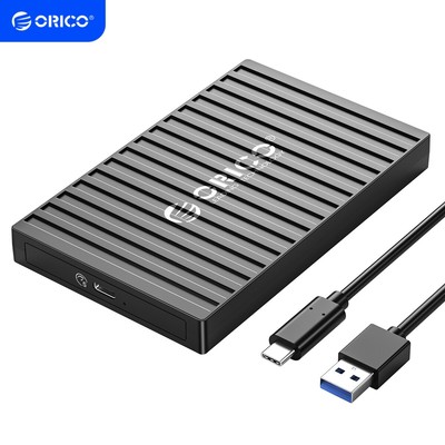 ORICO 2.5'' Hard Drive Enclosure 6Gbps External HDD Case for 7mm/9.5mm HDD & SSD