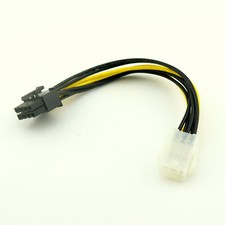 6 to 8 Pin PCI-E Express Power Converter Connector Cable Cord For CPU Video Card