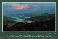 Great Smoky Mountains National Park, Tennessee, Blue Ridge, Appalachian Postcard