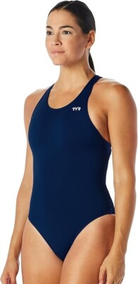 TYR Women's Tyreco Maxfit Swimsuit Navy Blue Size 34
