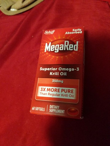 Buy Schiff MegaRed Superior Omega 3 Krill Oil 60 Softgels 350mg Online in  Chad. 403386857311