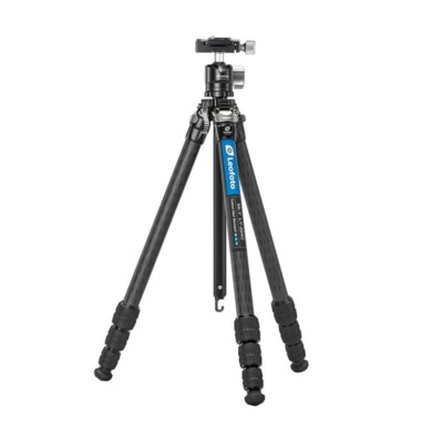 Leofoto LY-224C+LH-25 Carbon Stativ mit Y-Säule und Kugelkopf, schwarz