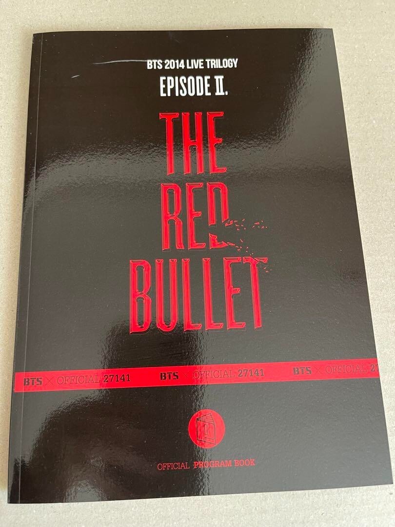 BTS 2014 Live Trilogy Episode II The Red Bullet Official Program
