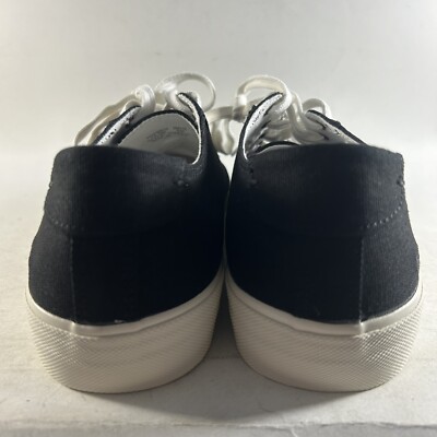 Madewell Sidewalk Canvas Shoes Low Top Sneakers Black Size  display picture 2