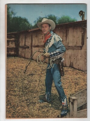 Roy Rogers Comics 33 Dell 1950 VG Photo Nudie Shirt Stetson Hat