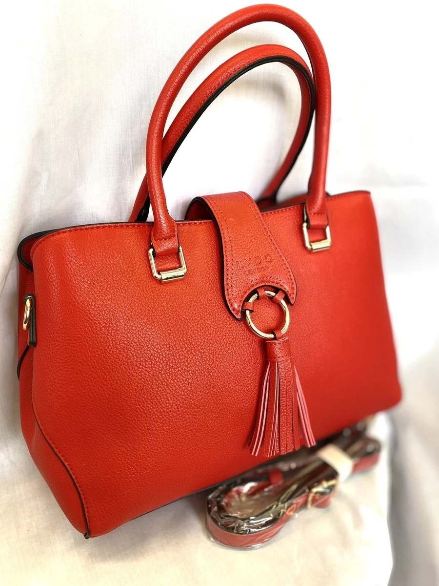 A RED GORGEOUS LYDC HAND HELD DESIGNER BAG STUNNING QUALITY BAG AND COLOUR  | eBay
