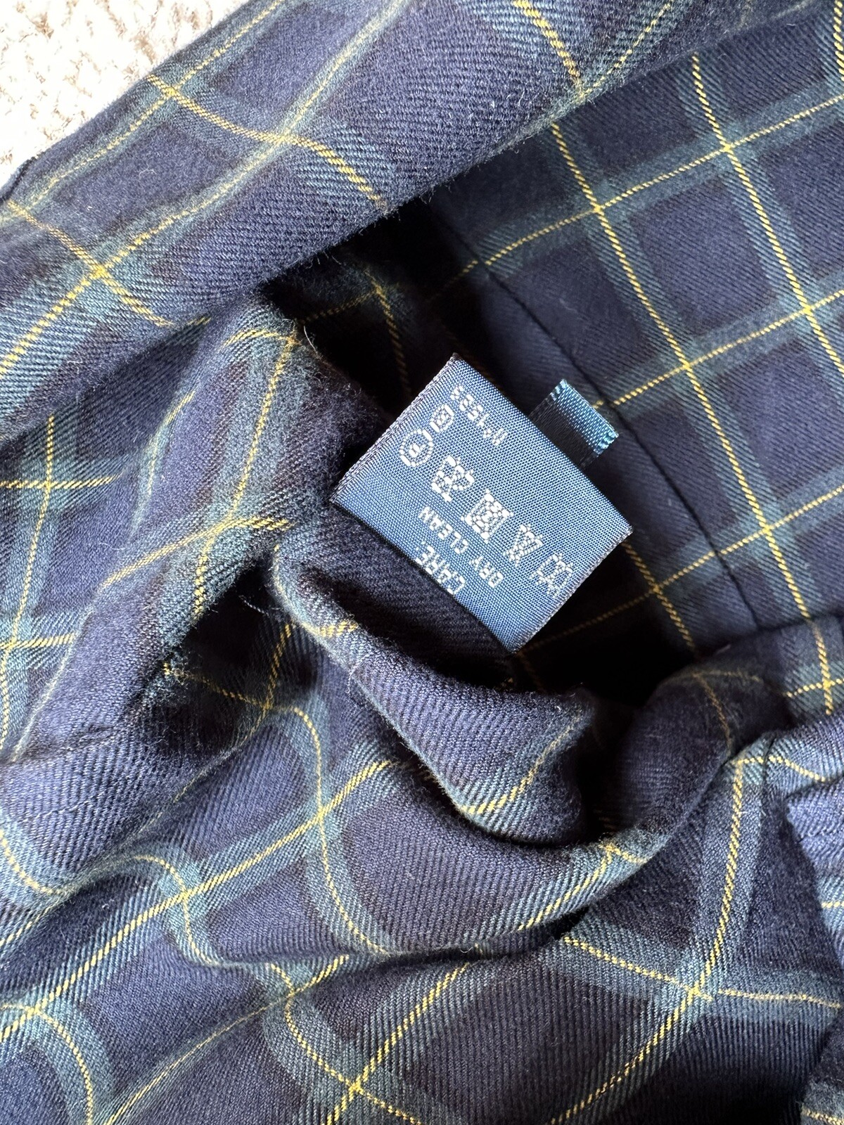Ralph Lauren Flannel Ruffled Shirt XS image 3